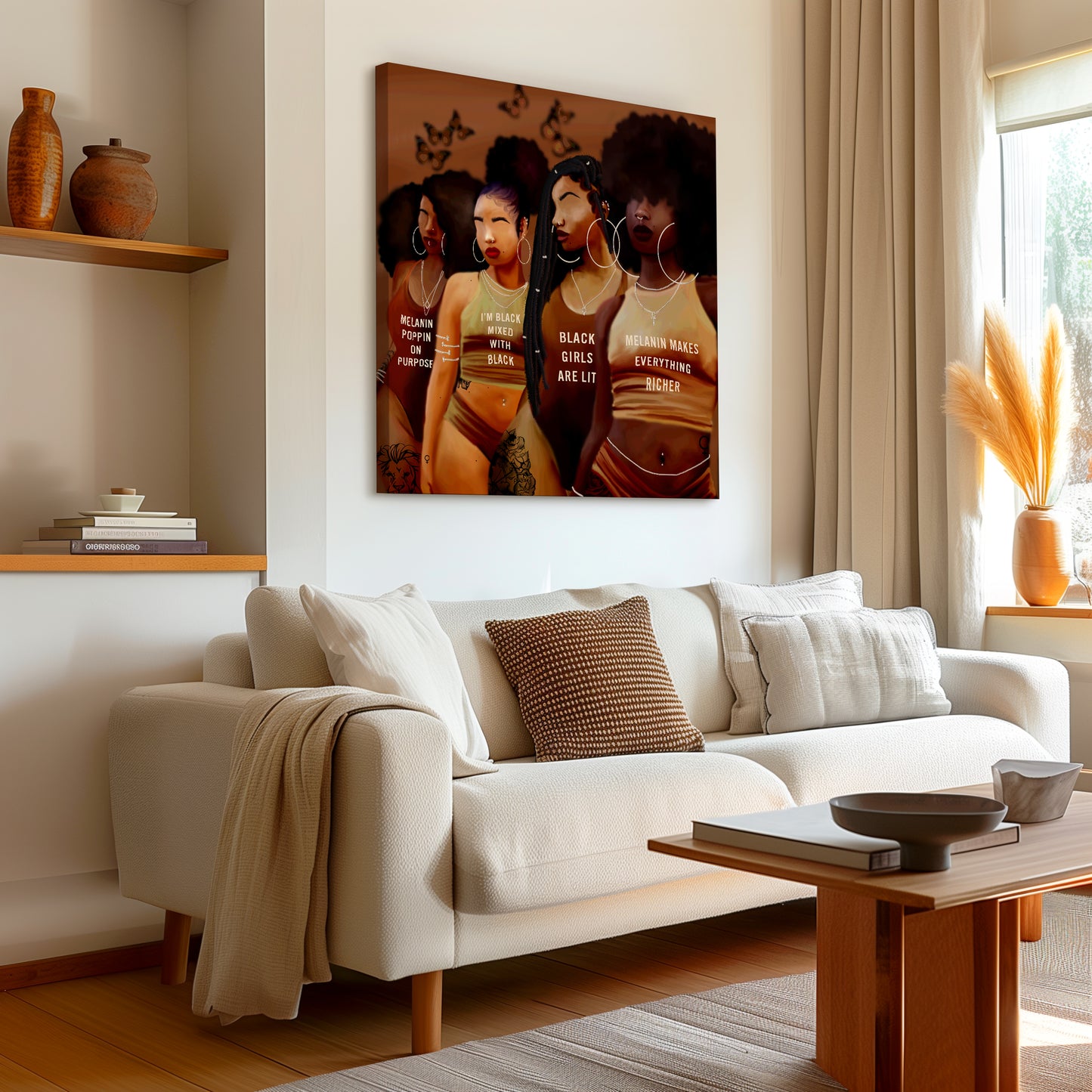 Shades canvas print