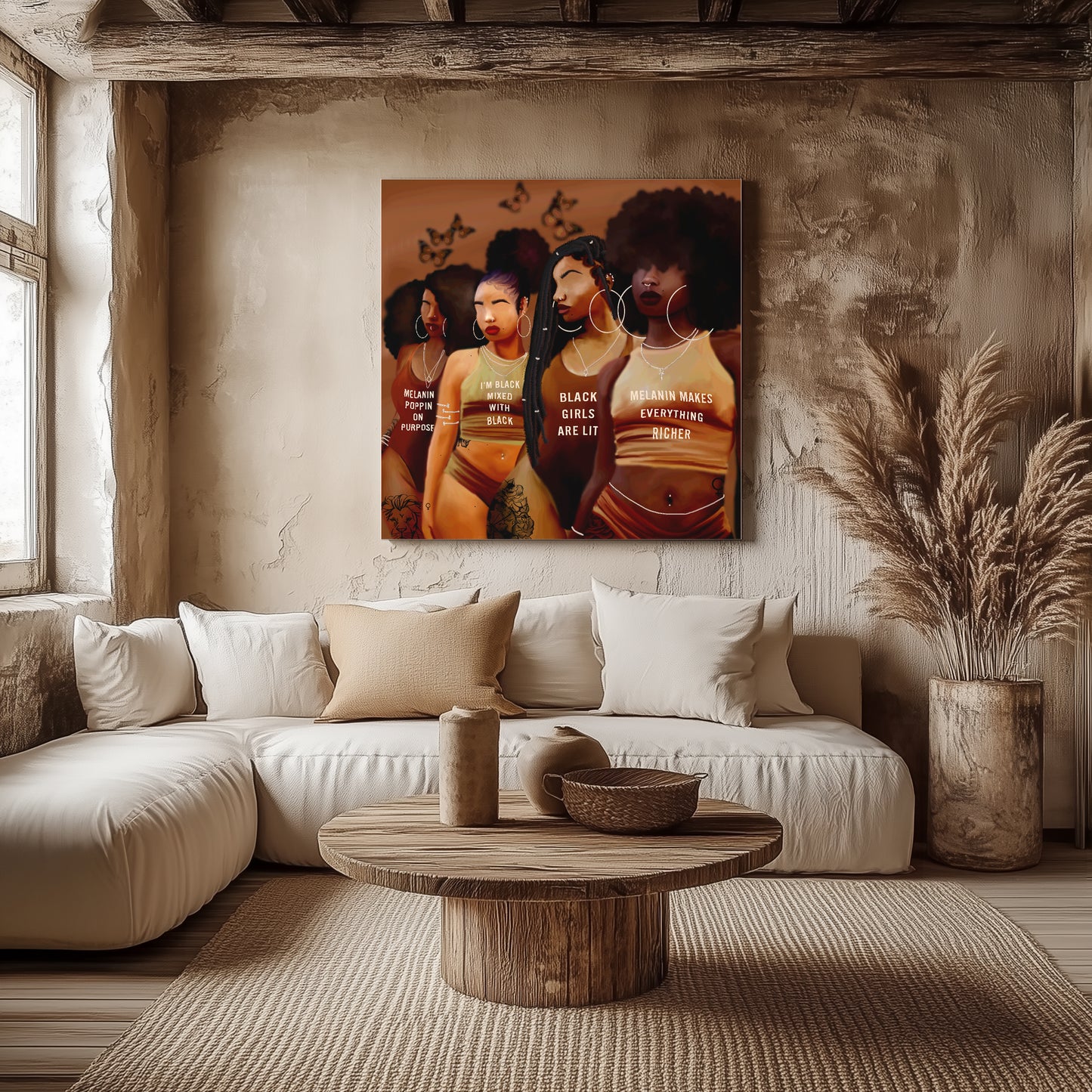 Shades canvas print