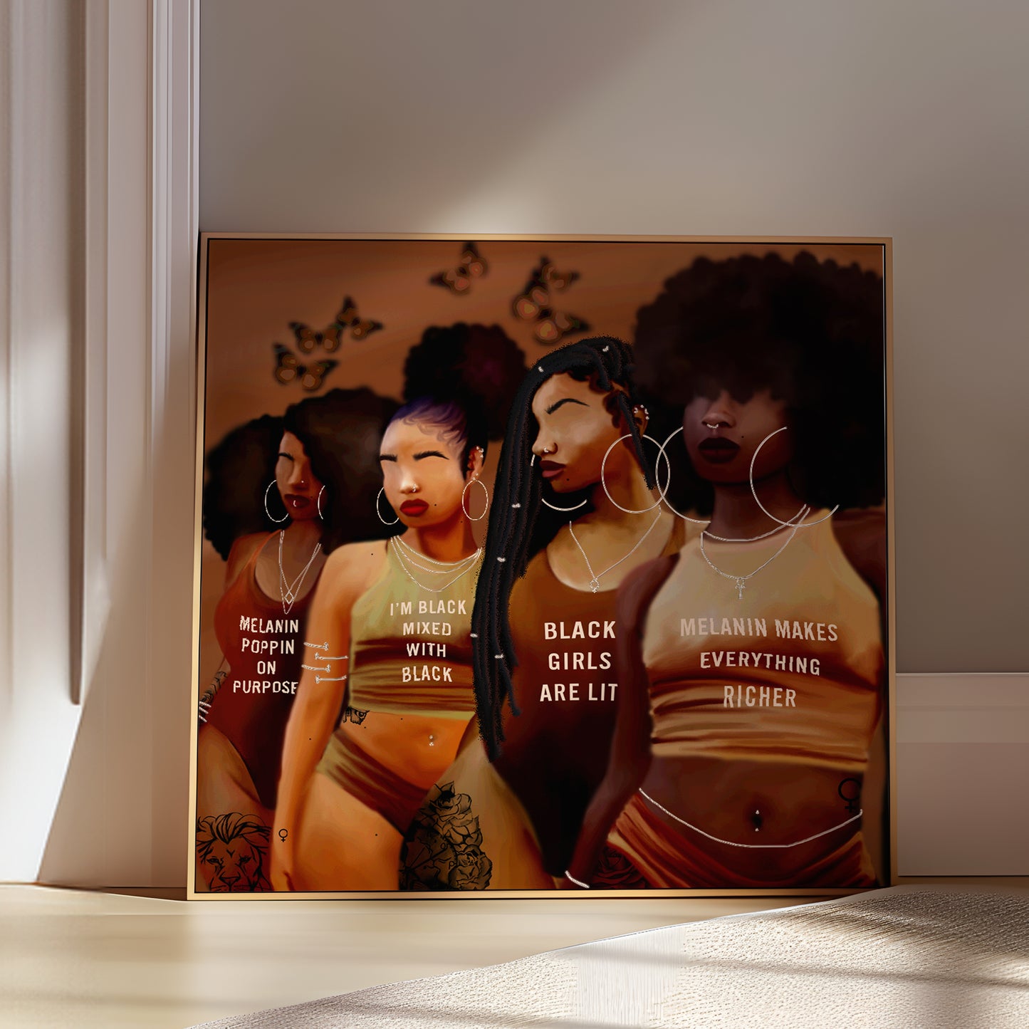 Shades poster print
