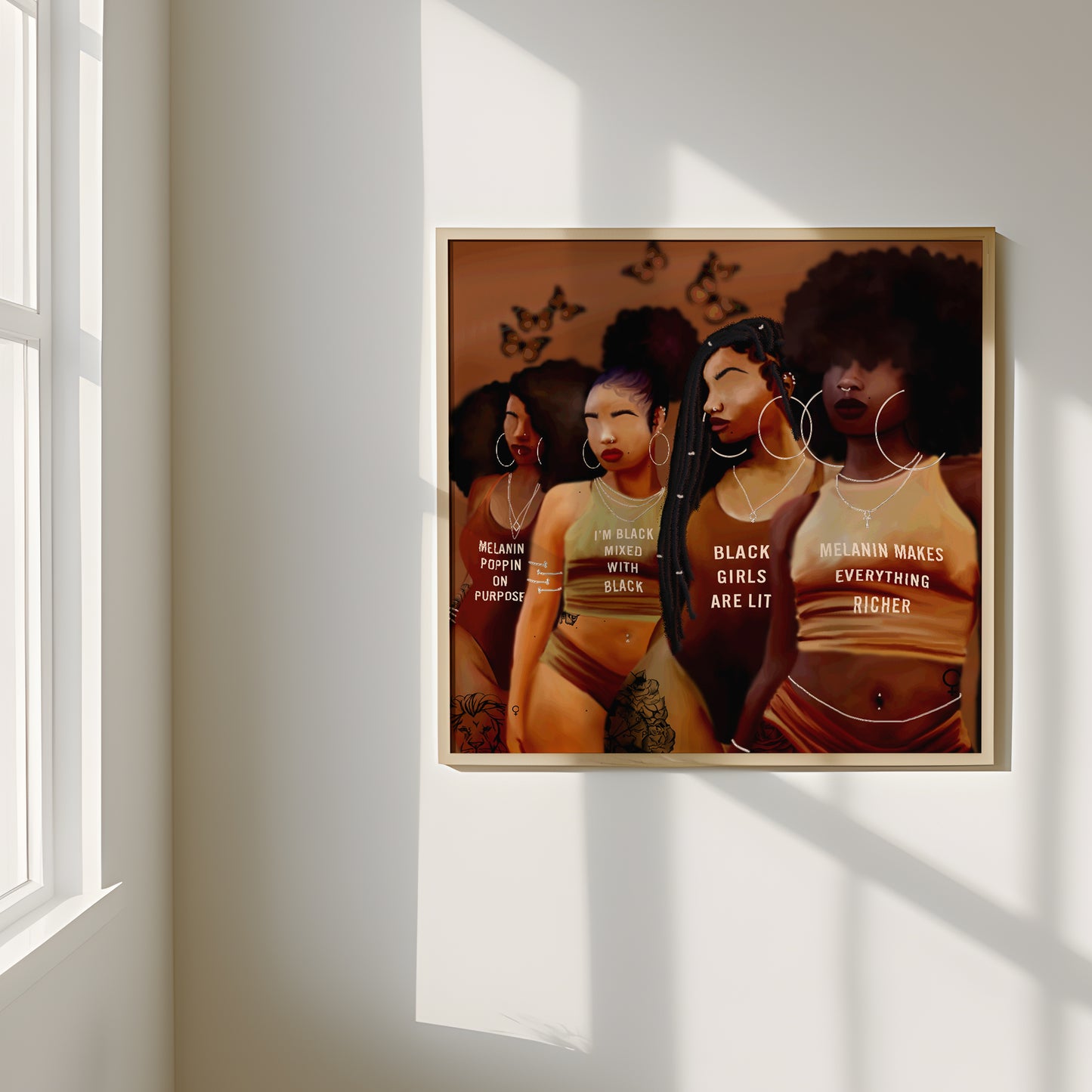 Shades poster print