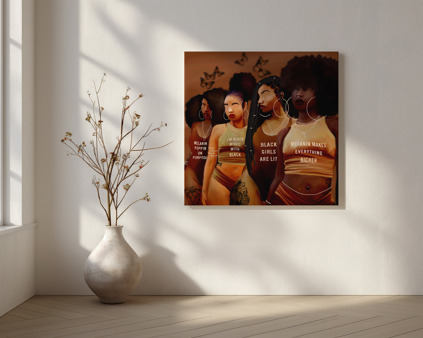 Shades canvas print