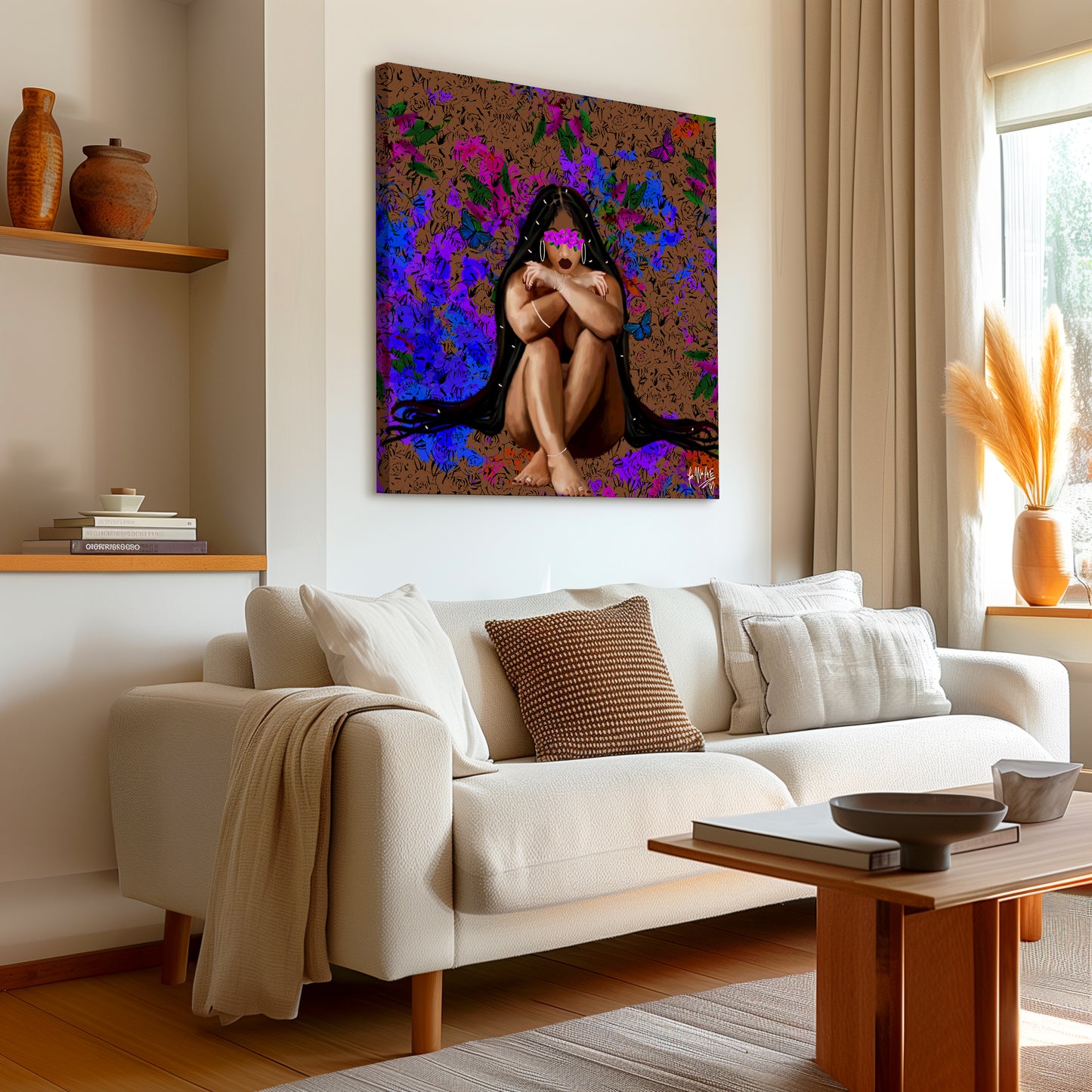 Violet Reverie canvas print