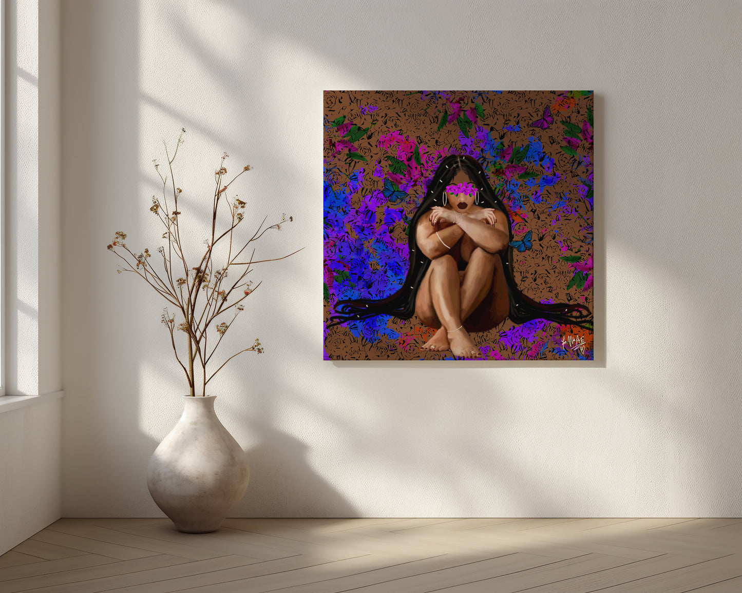 Violet Reverie canvas print