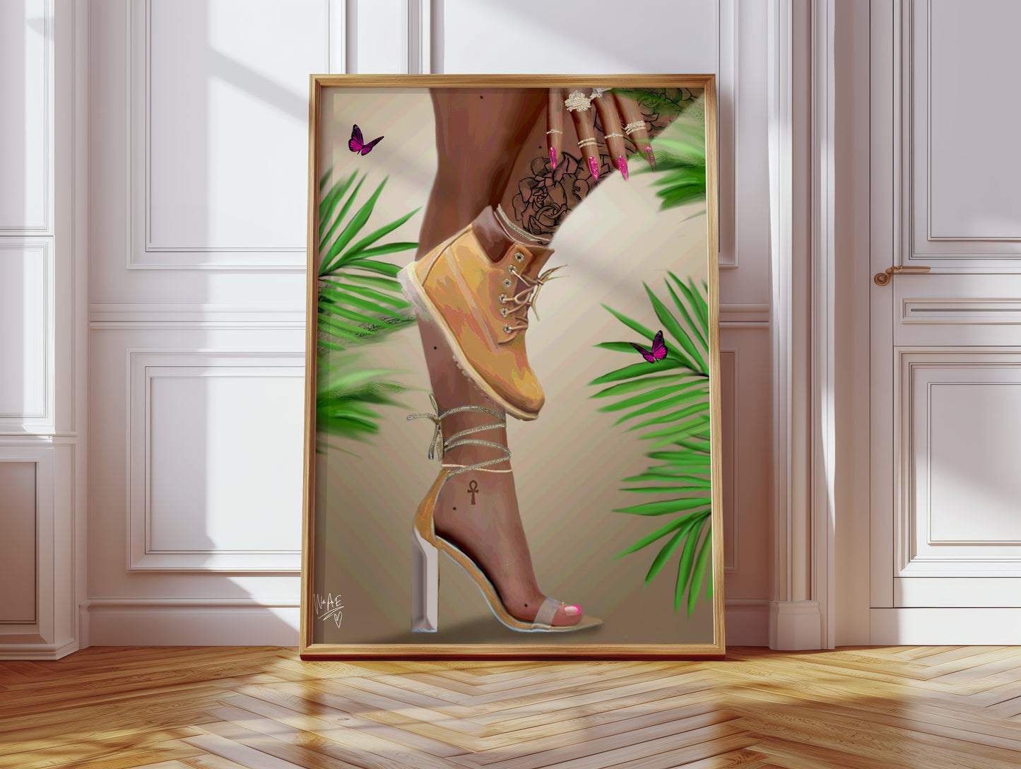 Smooth poster print