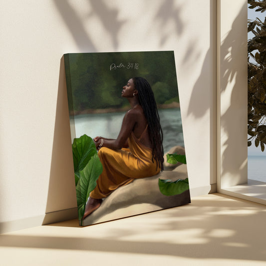 Divine Solace canvas print