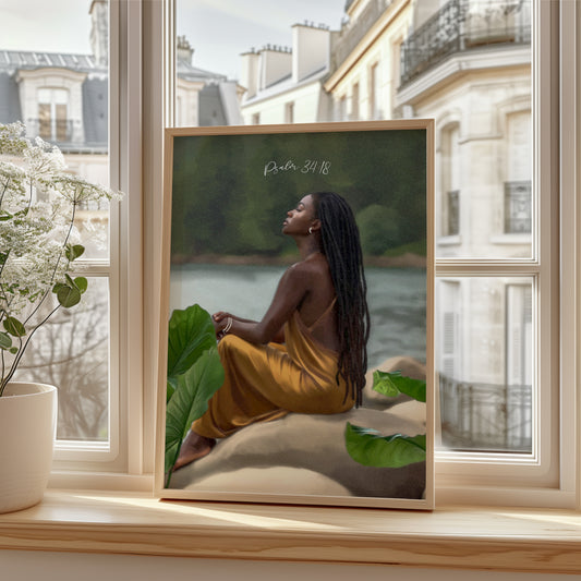 Divine Solace poster print