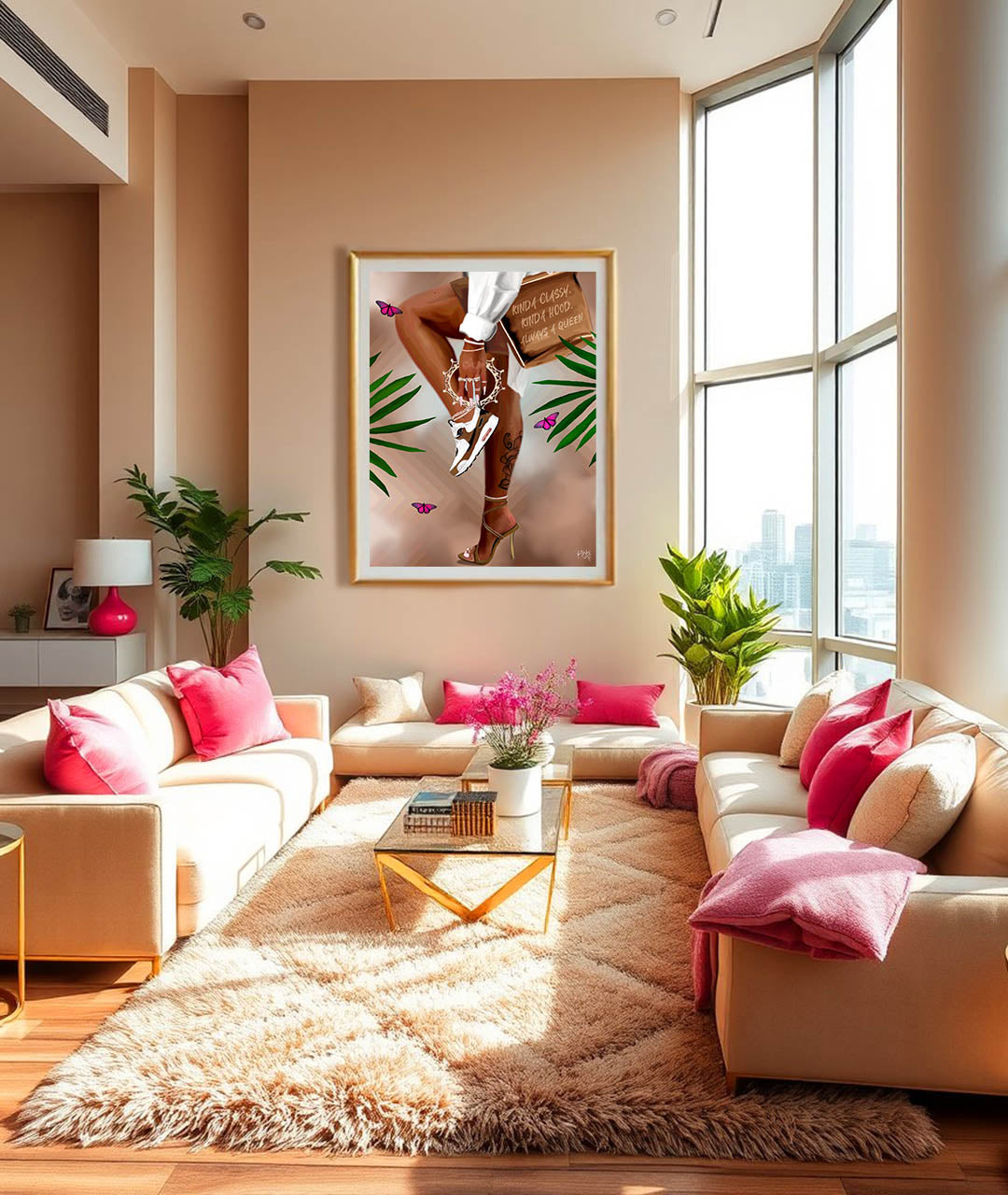 Solid poster print