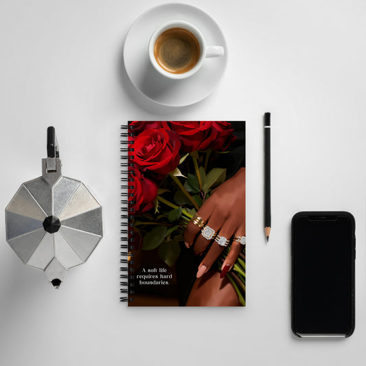 Soft life spiral notebook