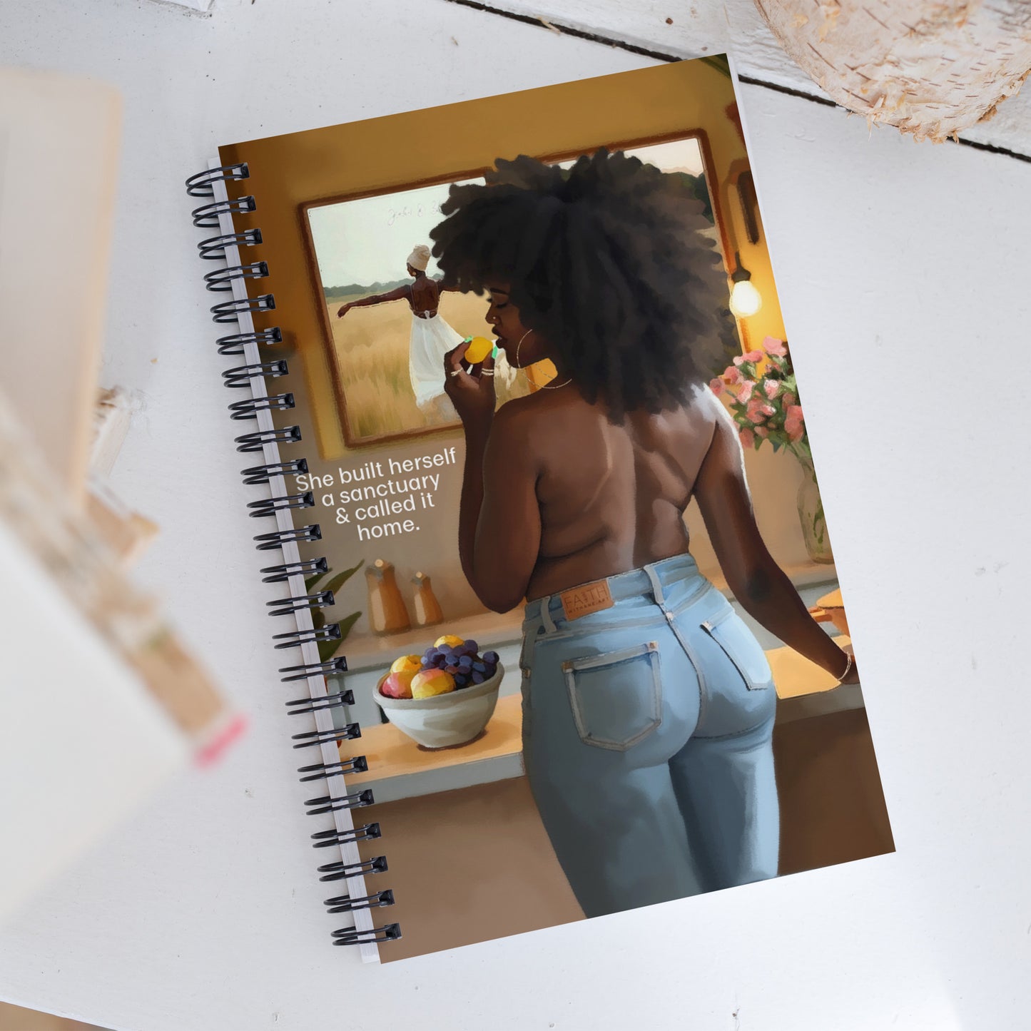 Sanctuary spiral notebook