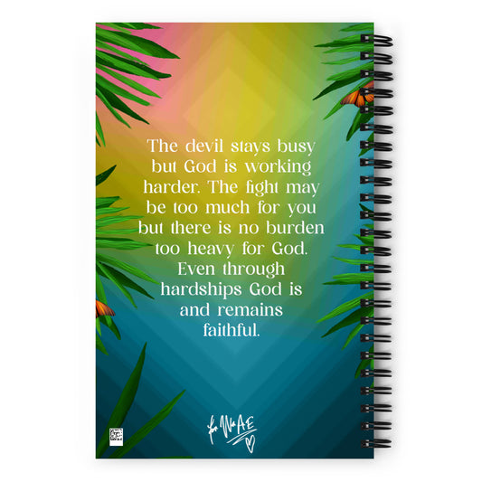 Protected spiral notebook