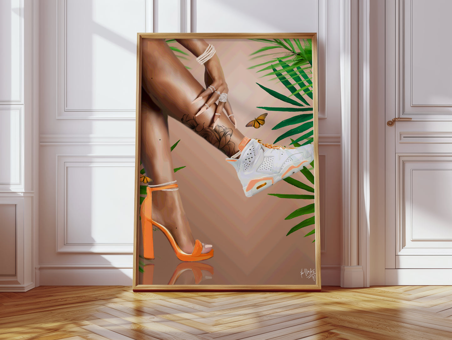 Step poster print