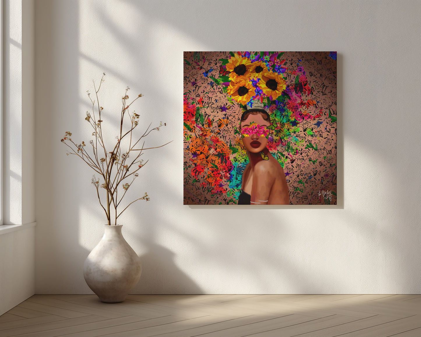 Sunburst Symphony canvas print
