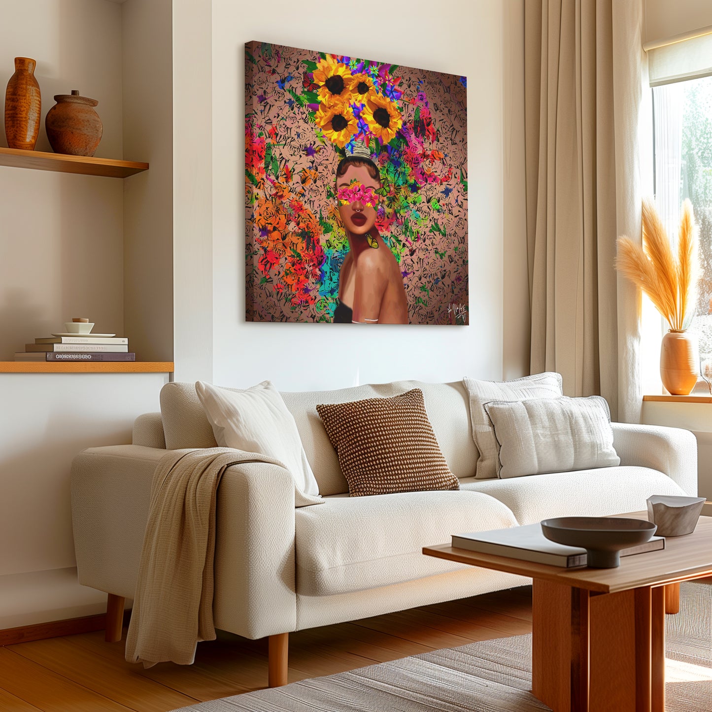 Sunburst Symphony canvas print