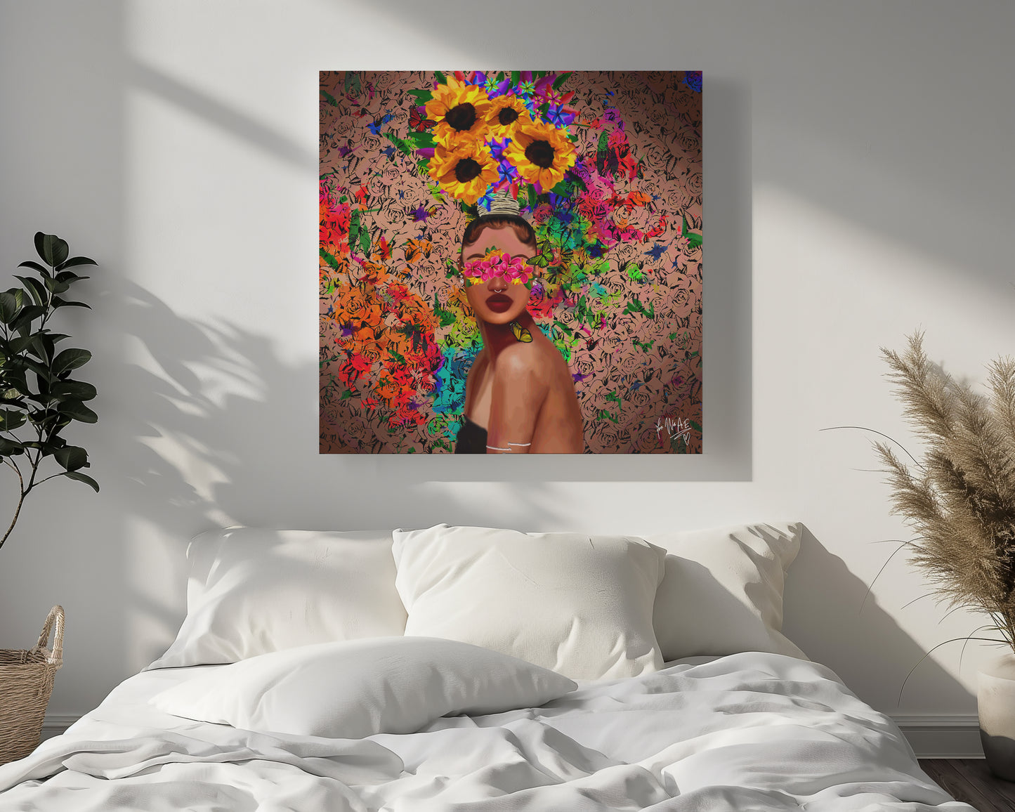 Sunburst Symphony canvas print