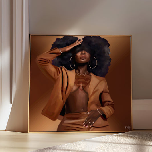 Superwoman poster print