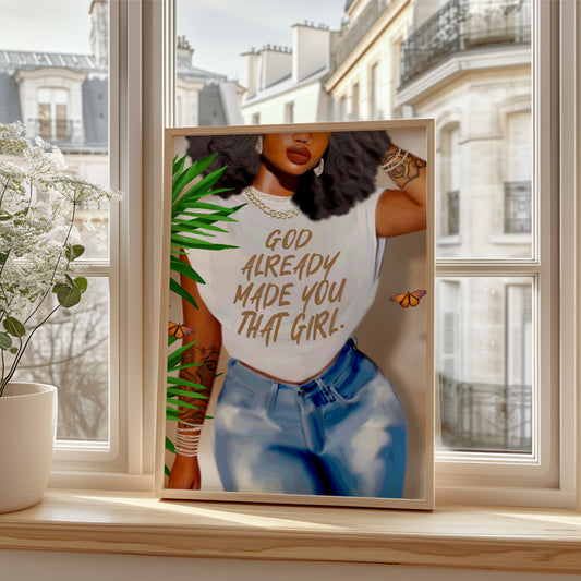 That Girl poster print