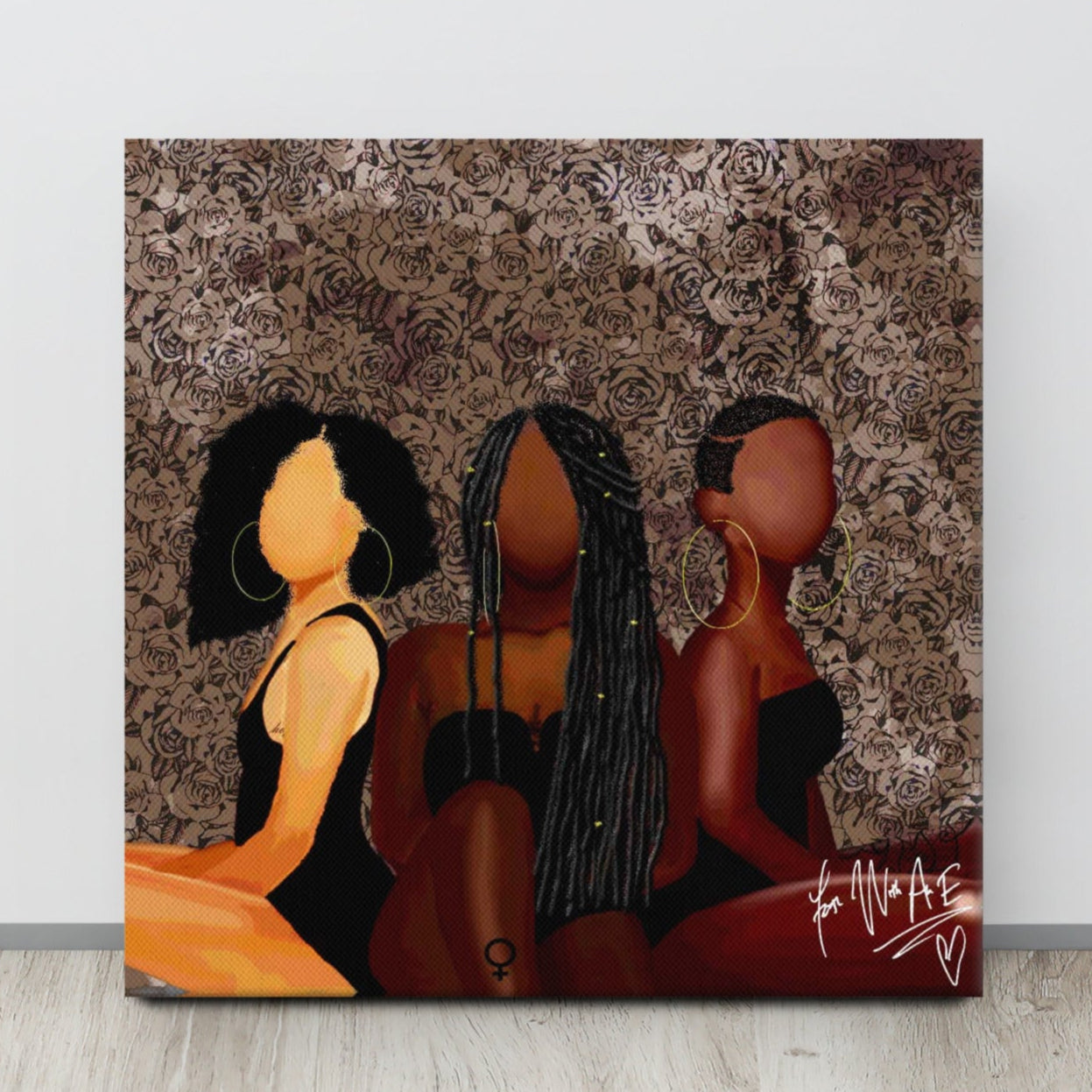 Natural Trinity canvas print