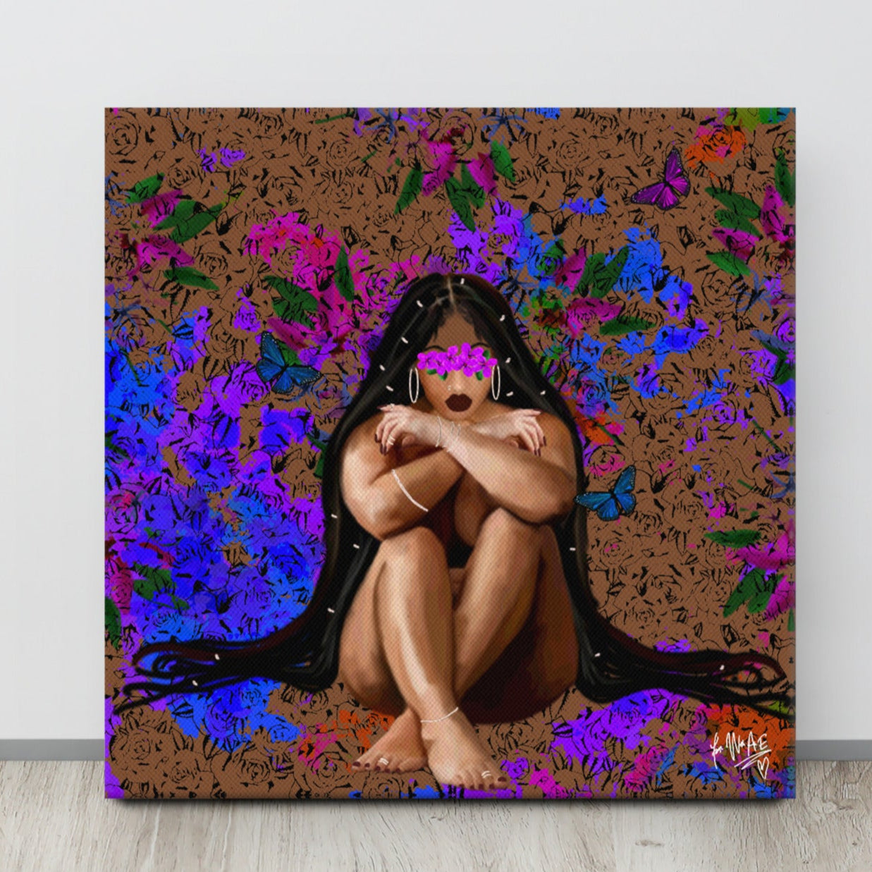 Violet Reverie canvas print