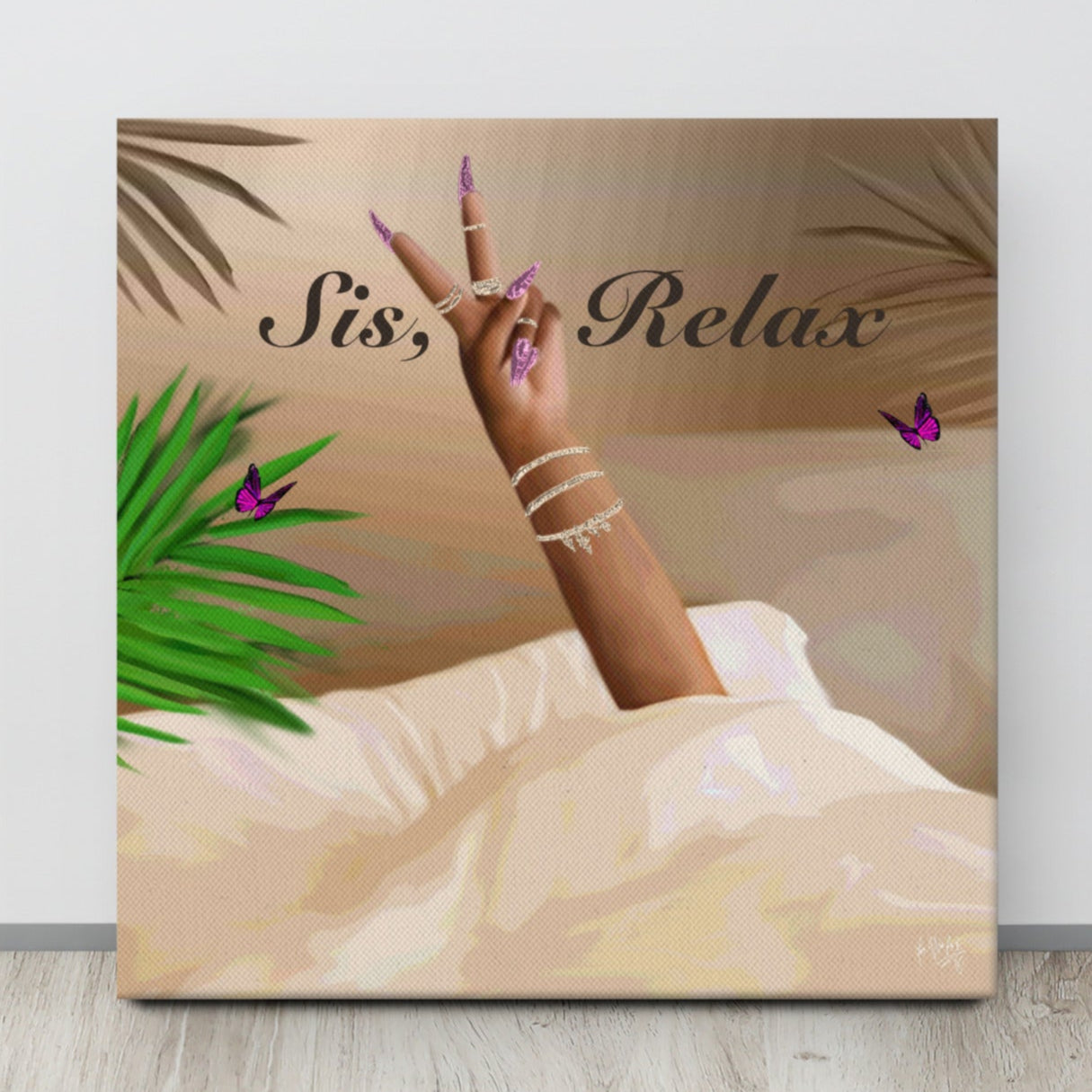 Relax canvas print