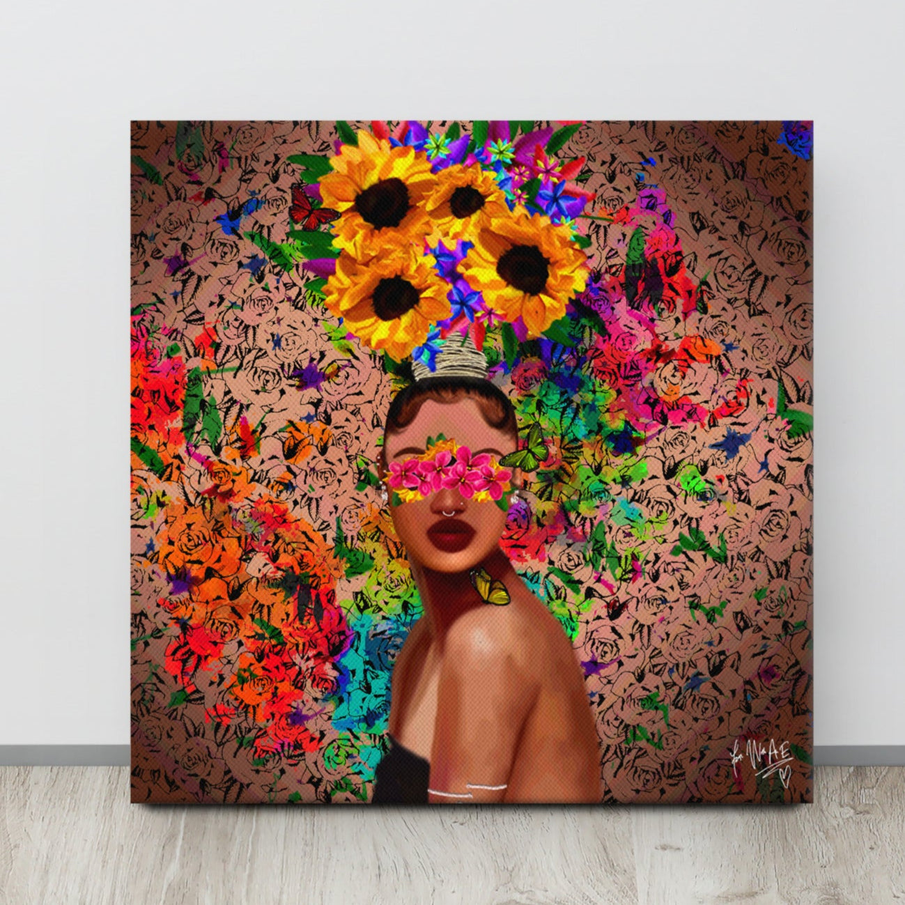 Sunburst Symphony canvas print
