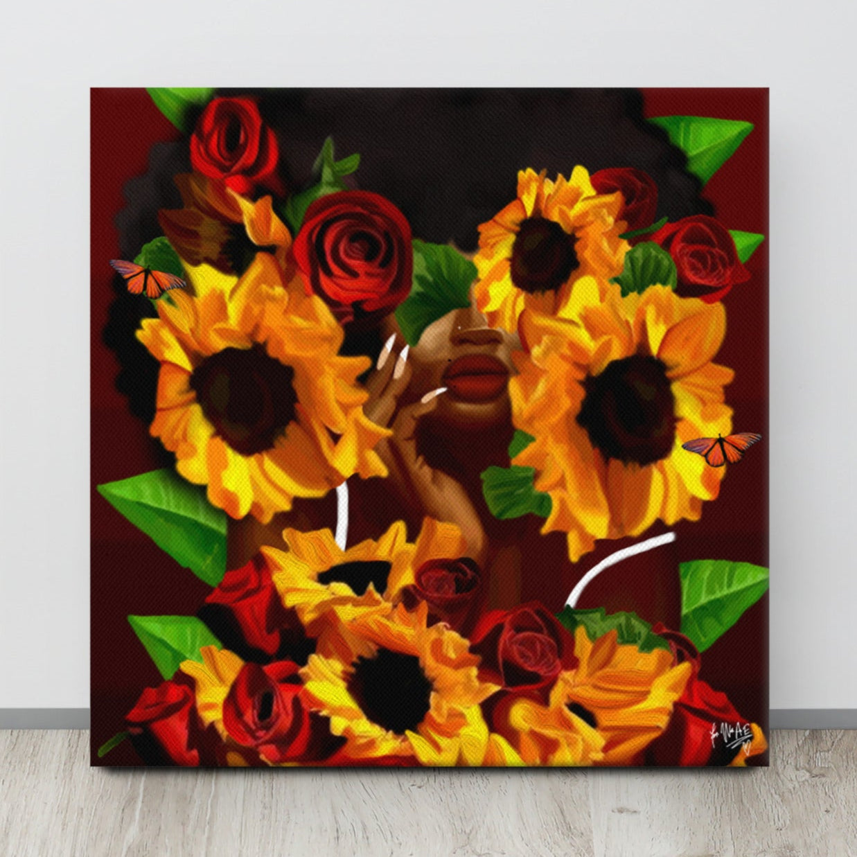 Sunlight & Silk canvas print
