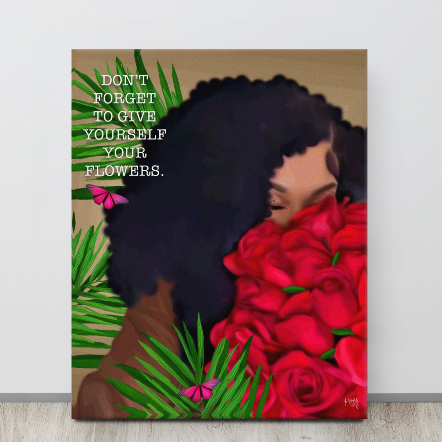 Flowers canvas print