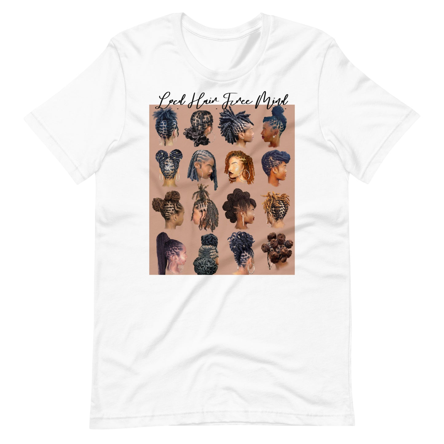 Black girl loc'd hair tee