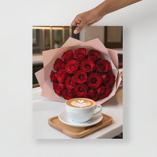 Velvet morning poster print