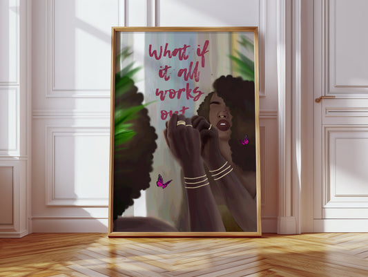 What If Poster Print