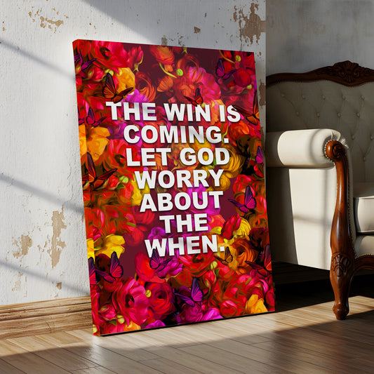 Let God handle the when Canvas