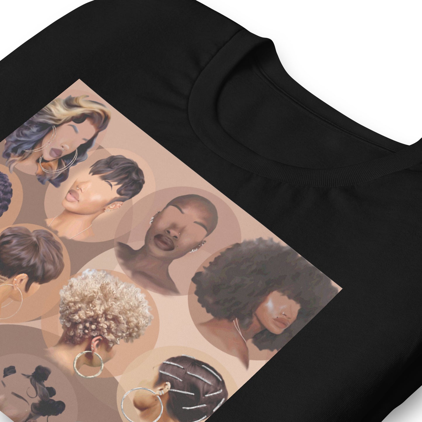 Black girl hair tee II