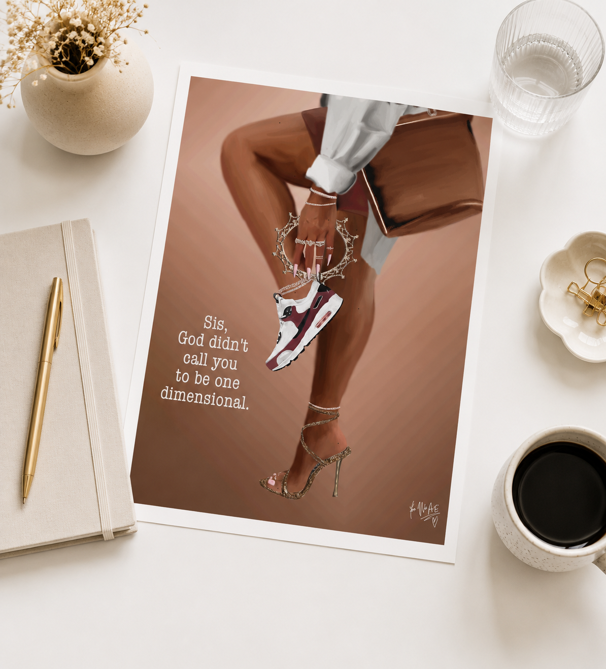 Solid digital print