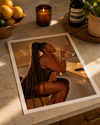 Evening Sip Canvas