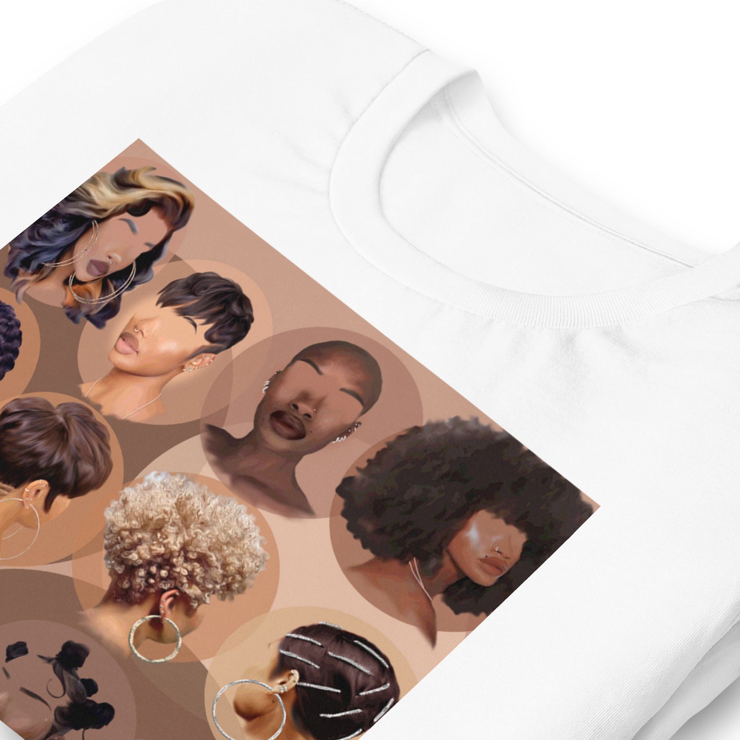 Black girl hair tee II