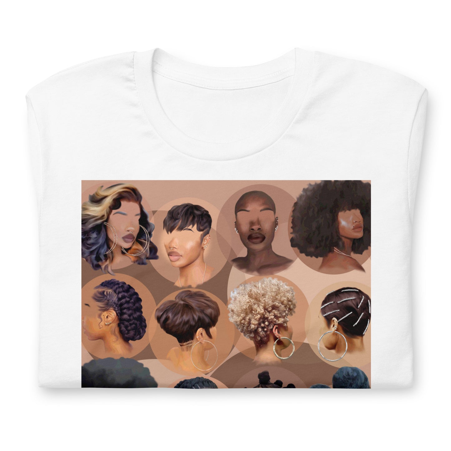 Black girl hair tee II