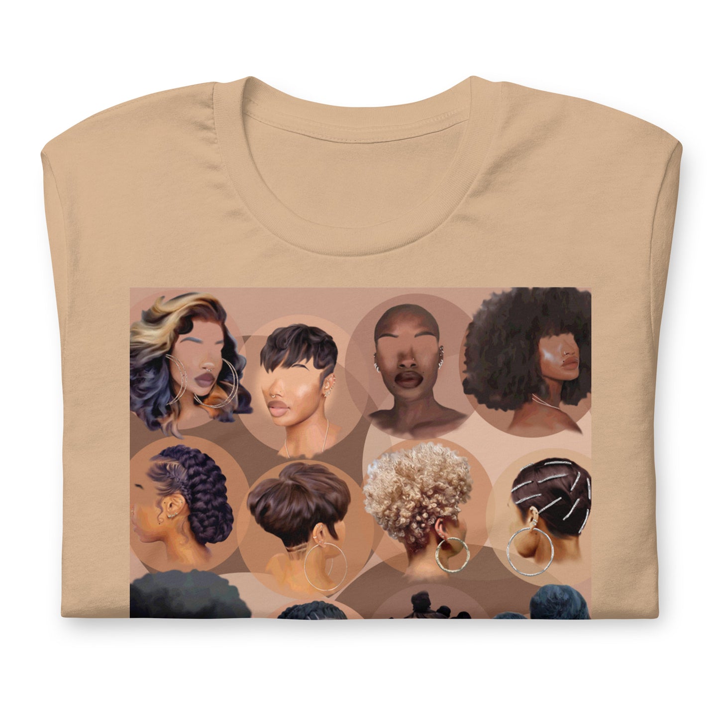 Black girl hair tee II