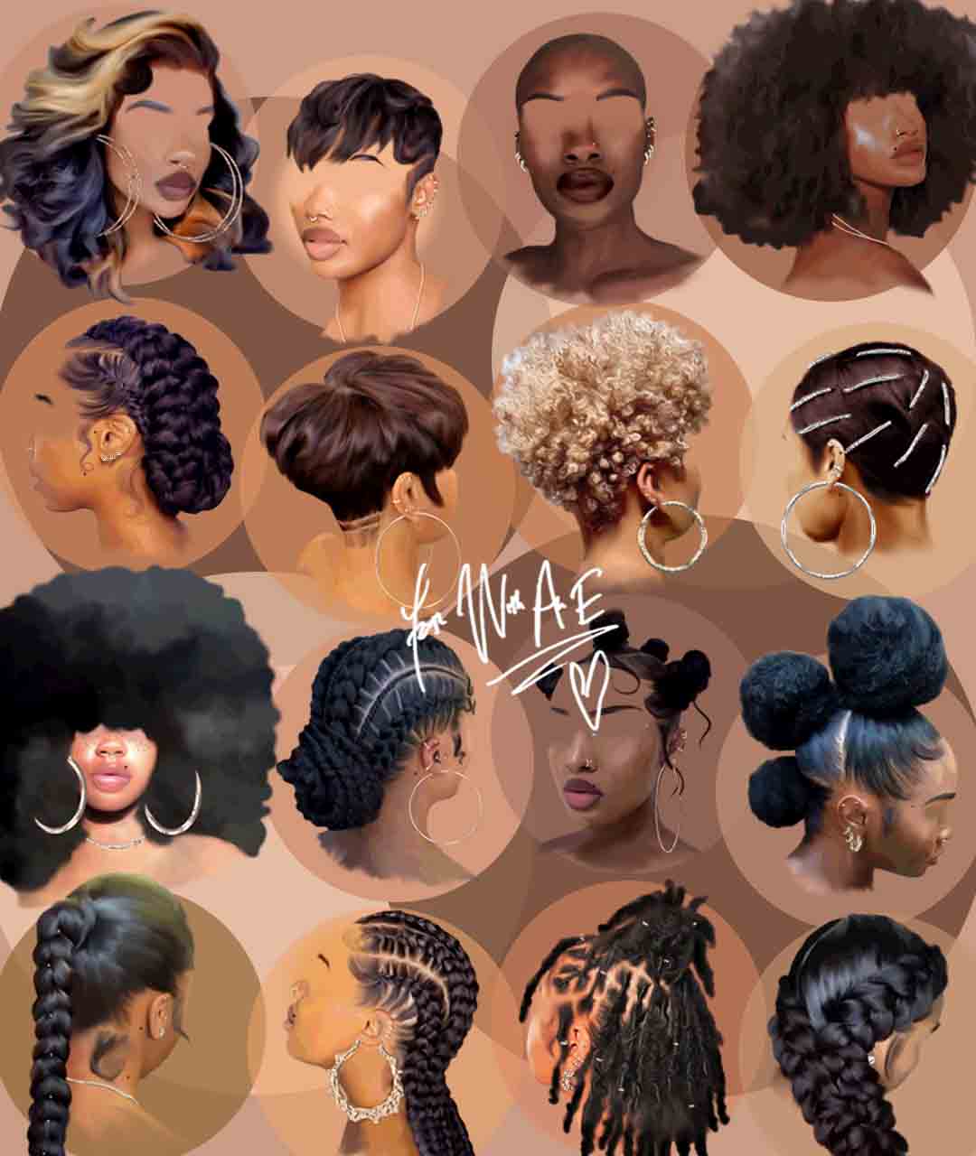 Good hair poster print