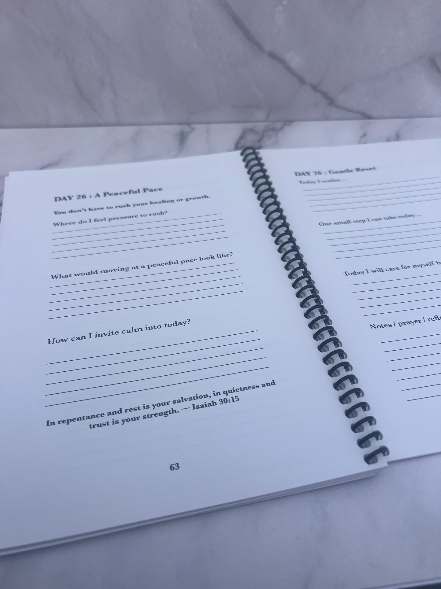 Coming Home to Myself : A 30 day reset journal