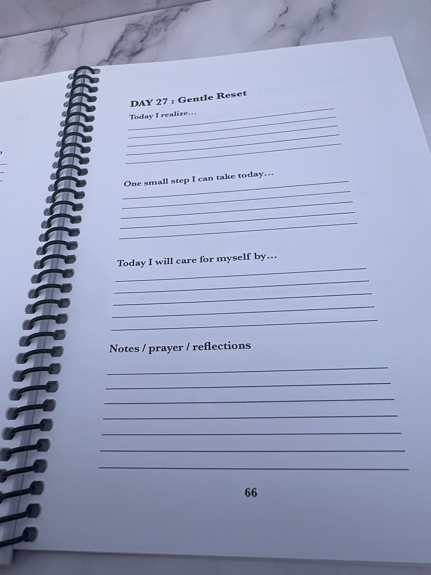 Coming Home to Myself : A 30 day reset journal