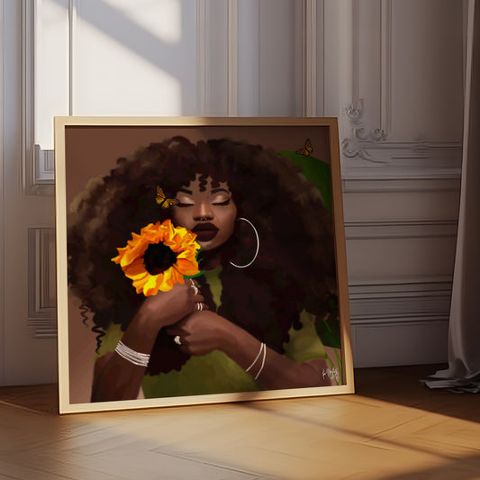 Zaire poster print