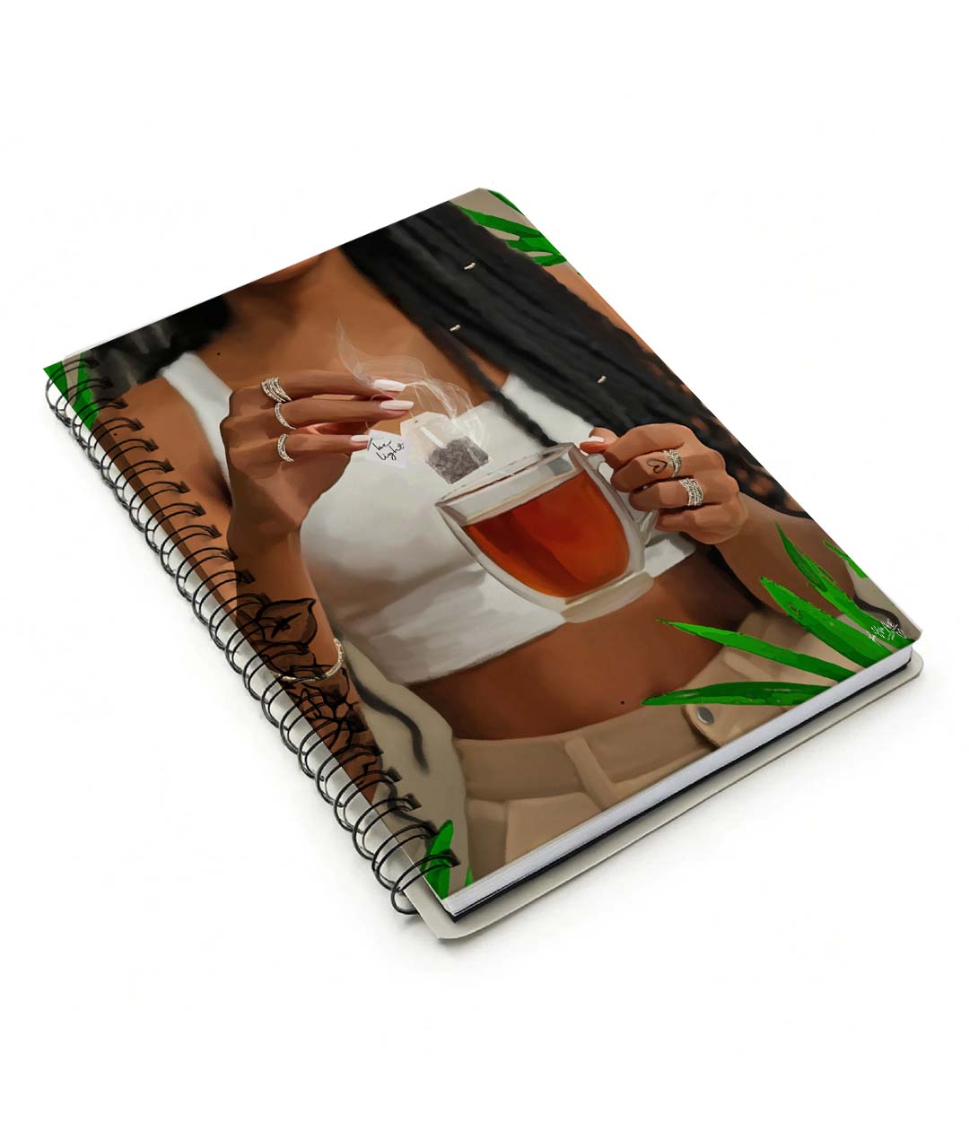 Be light spiral notebook