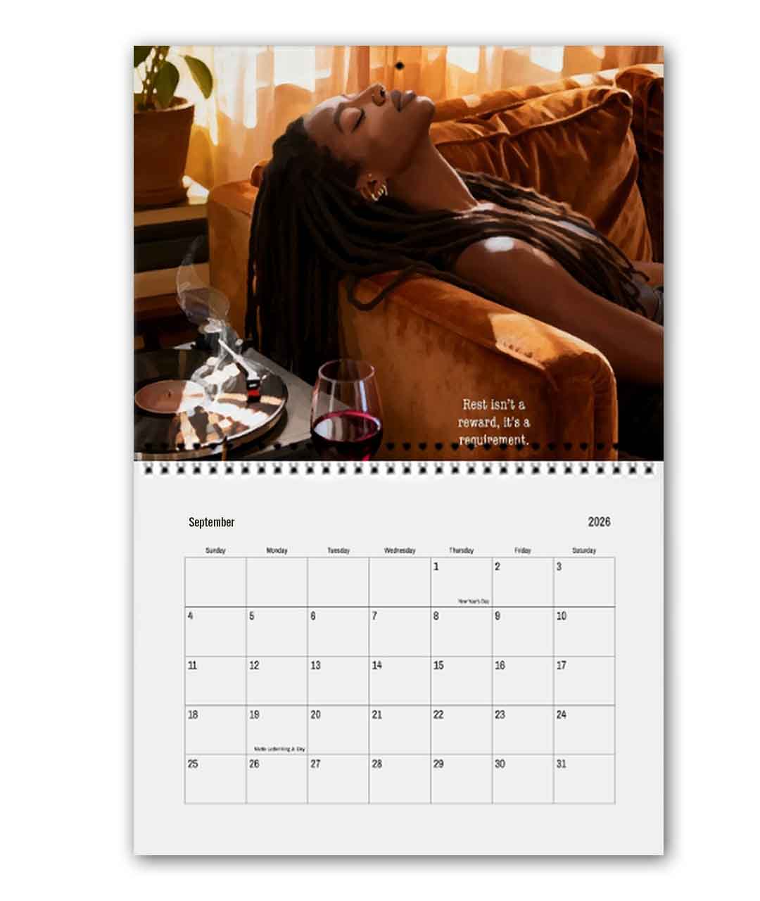 2026 Special edition wall calendar