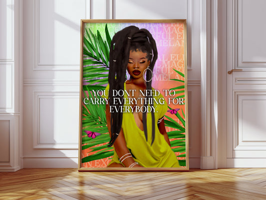 Carry poster print