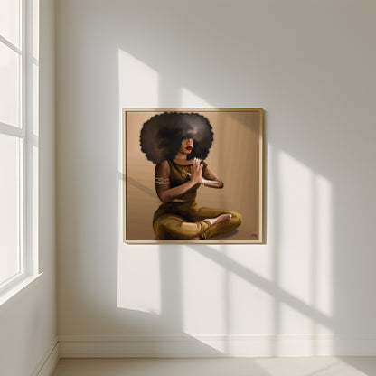 Center poster print