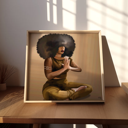 Center poster print