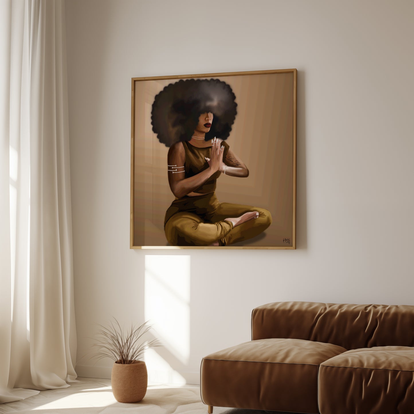 Center poster print