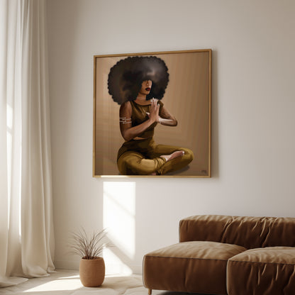 Center poster print