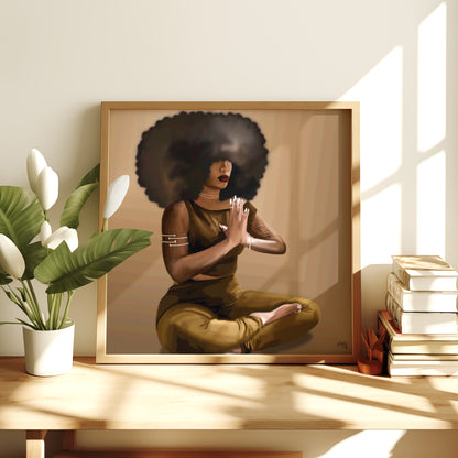 Center poster print