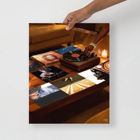 Classic spins poster print