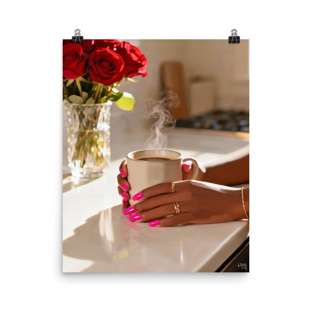 Cup o calm poster print